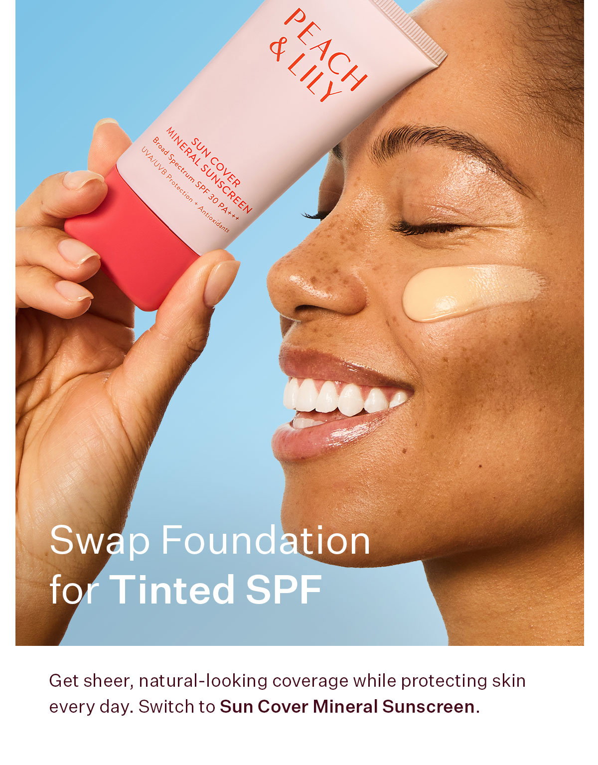 Swap Foundation for Tinted SPF