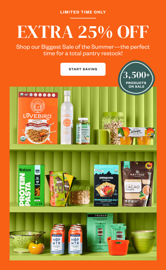 Limited Time Only: Extra 25% Off. Start Saving.