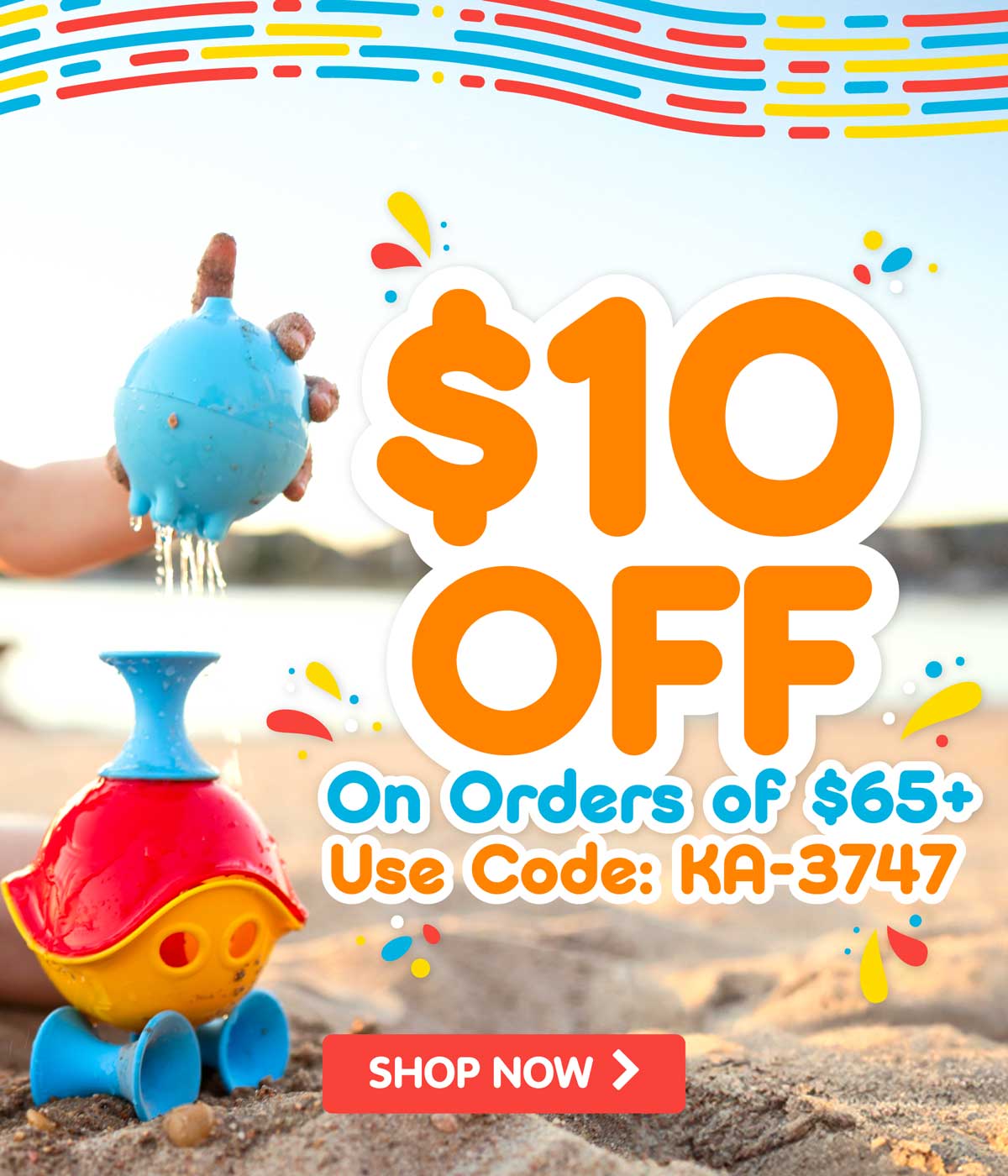 $10 Off on Orders of $65+! Use code KA-3747! Shop Now!