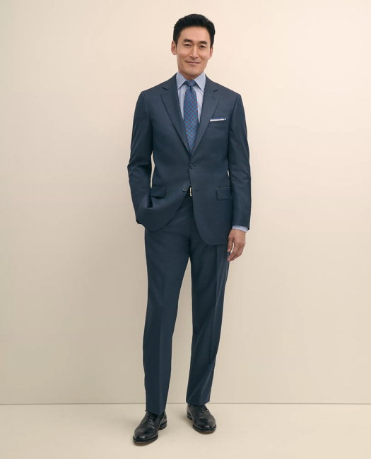 Image of Traditional Fit Wool Tic 1818 Suit
