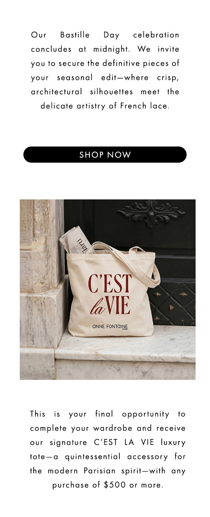 BASTILLE DAY TOTE BAG