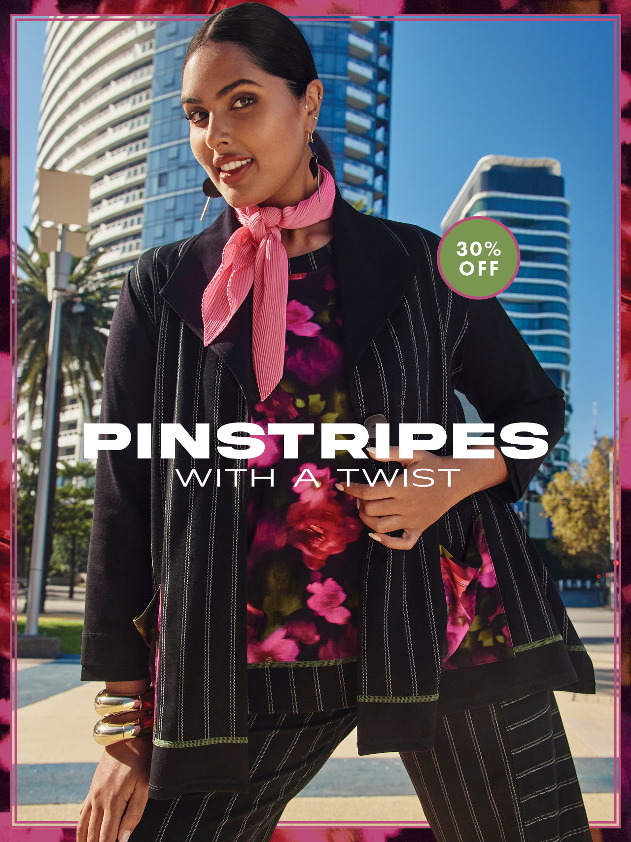 Pinstripes with a twist