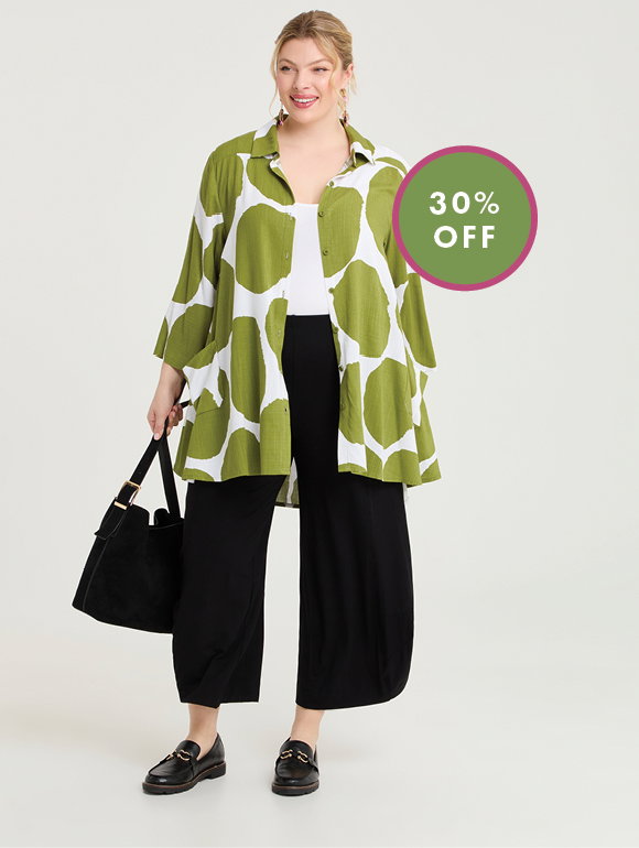Natural Lilla Spot Shirt in Print