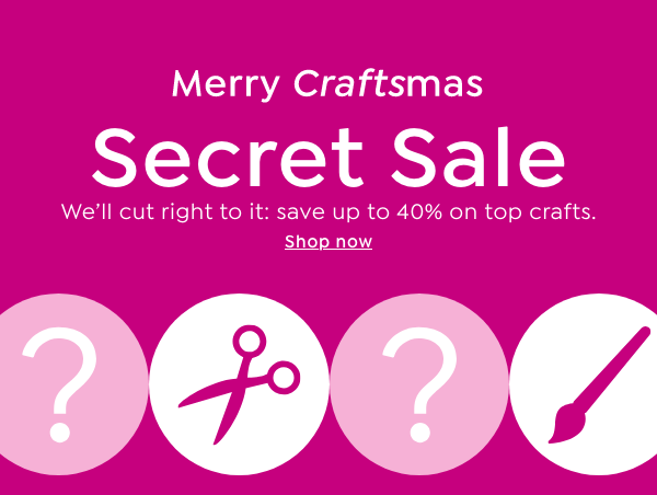 Craft Secret Sale