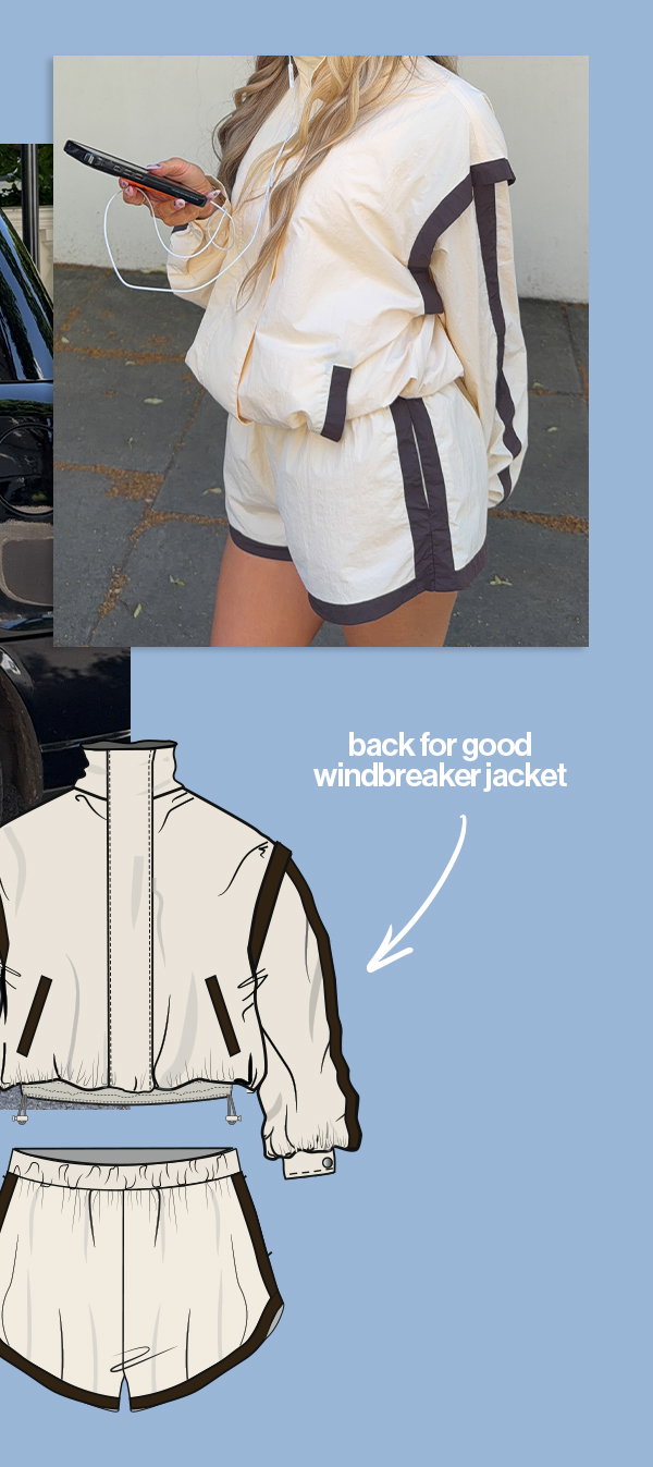 BACK FOR GOOD WINDBREAKER JACKET