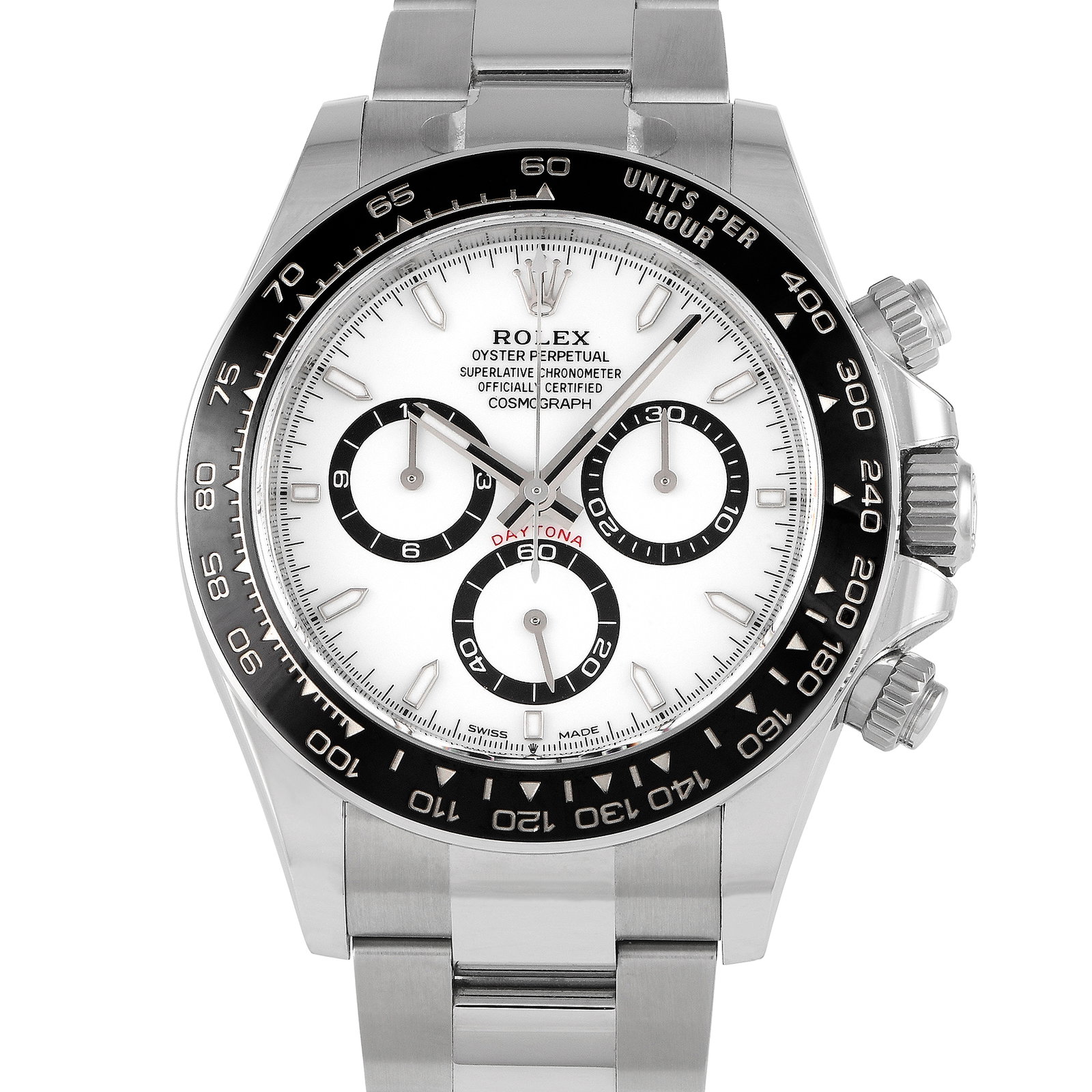 Rolex Daytona White Dial Panda Watch 126500LN-0001