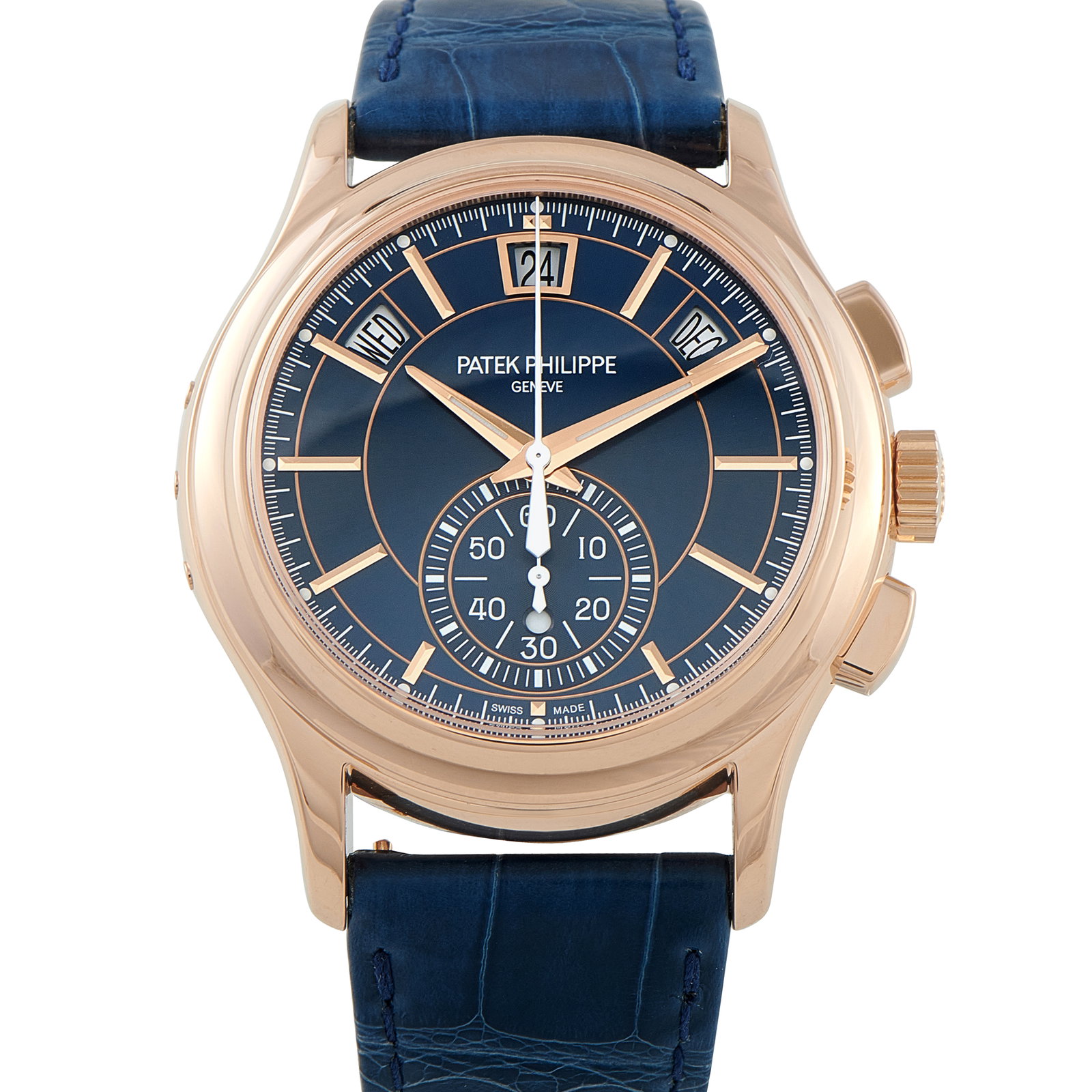 Patek Philippe Complications Annual Calender Chronograph Rose Gold Watch 5905R-010