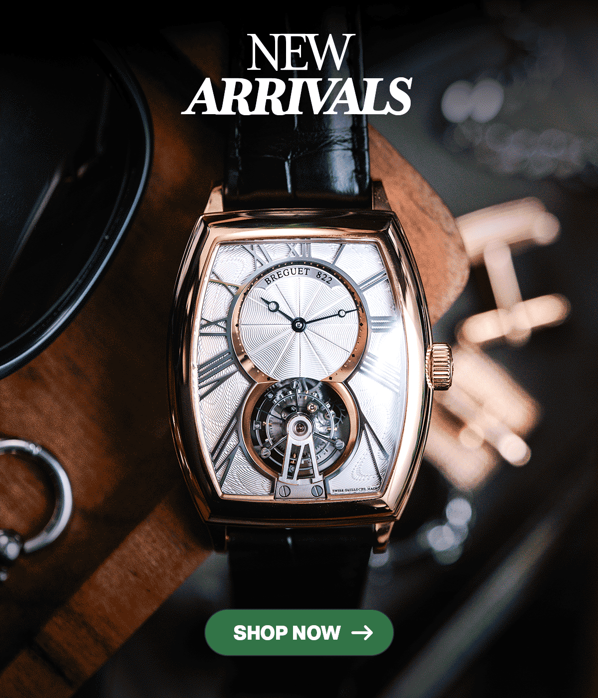 Plus a Breguet tourbillon and a Grand Seiko White Birch. BREGUET Héritage Tourbillon 18K Rose Gold Watch 5497BR/12/9V6.