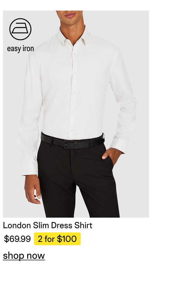 White London Slim Dress Shirt