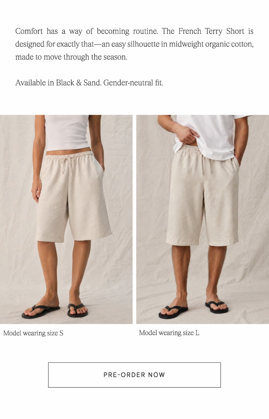 Shop Ecologyst French Terry Long Short