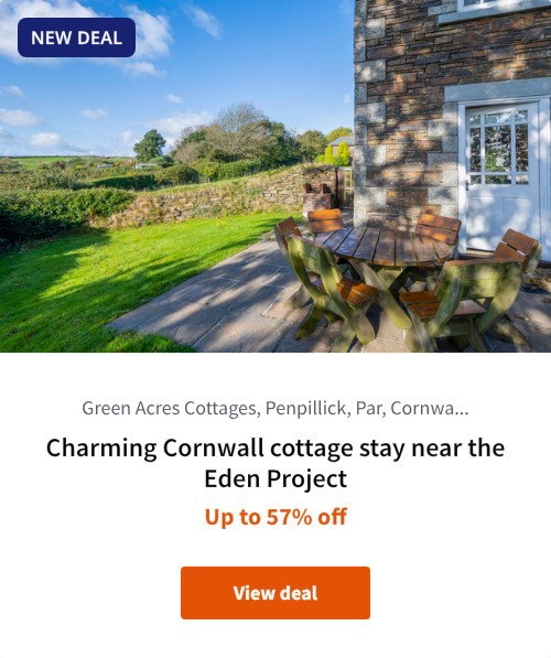 Charming Cornwall cottage stay near the Eden Project