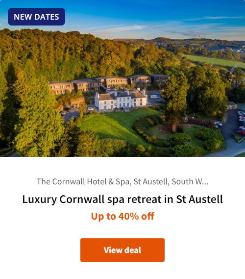 Luxury Cornwall spa retreat in St Austell