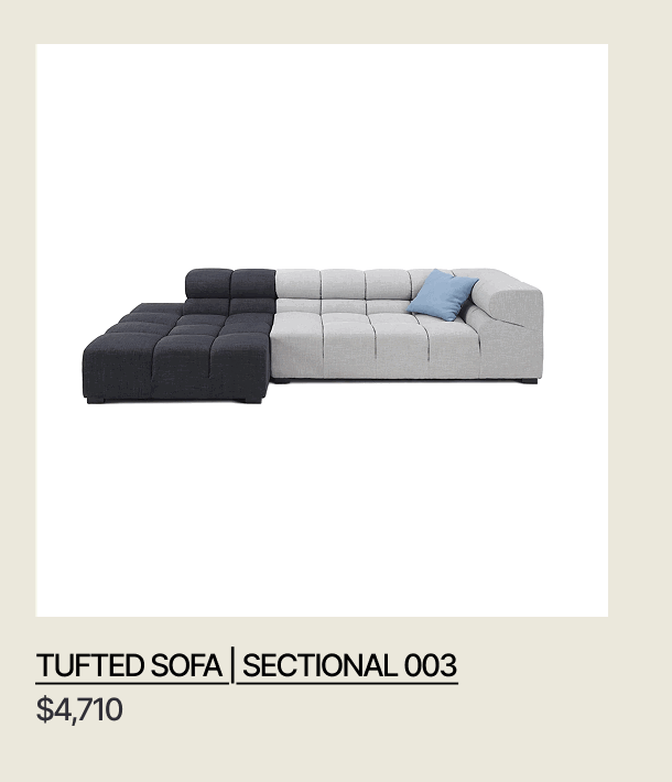 TUFTED SOFA | SECTIONAL 003 - $4,710