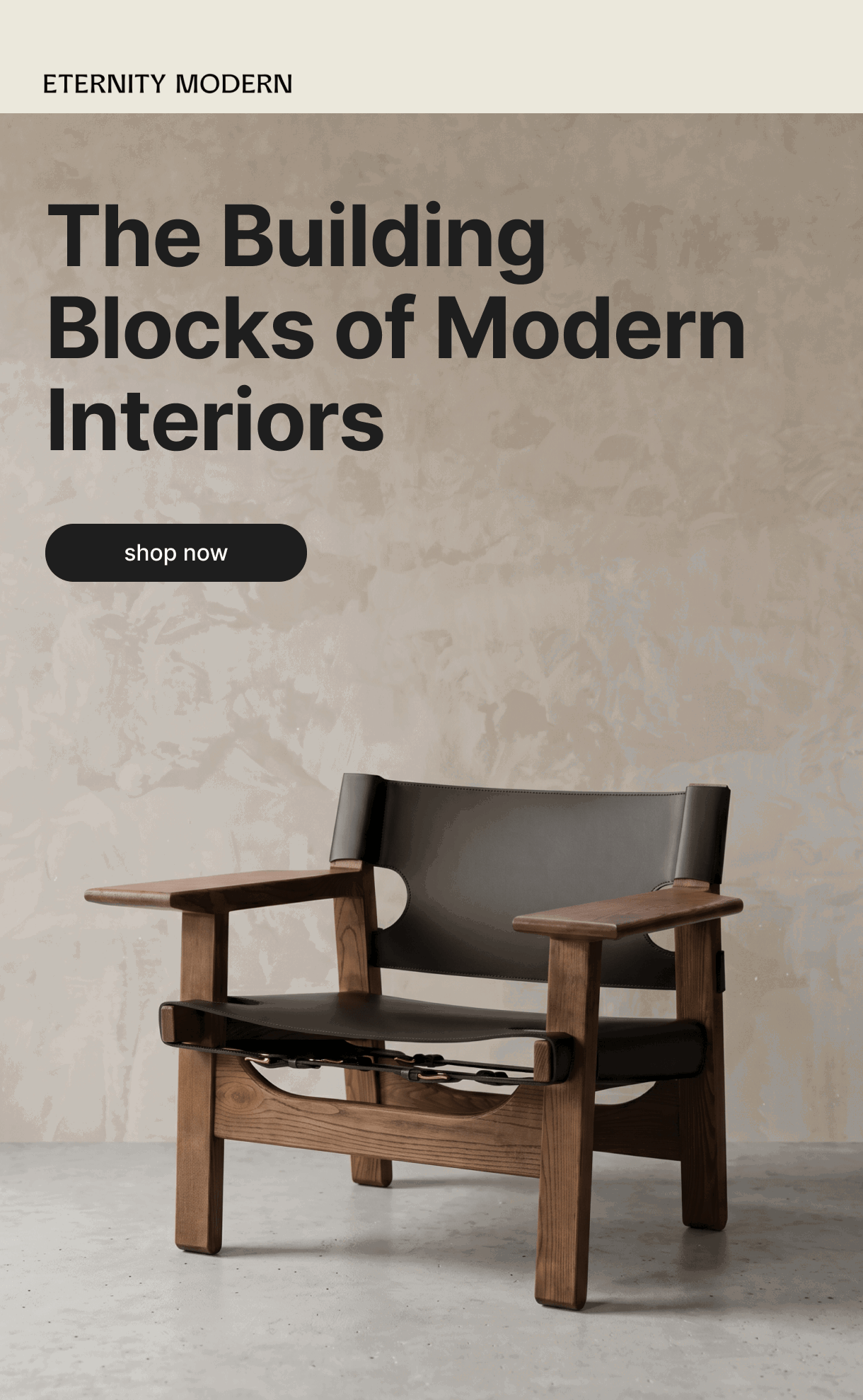 ETERNITY MODERN - The Building Blocks of Modern Interiors - shop now