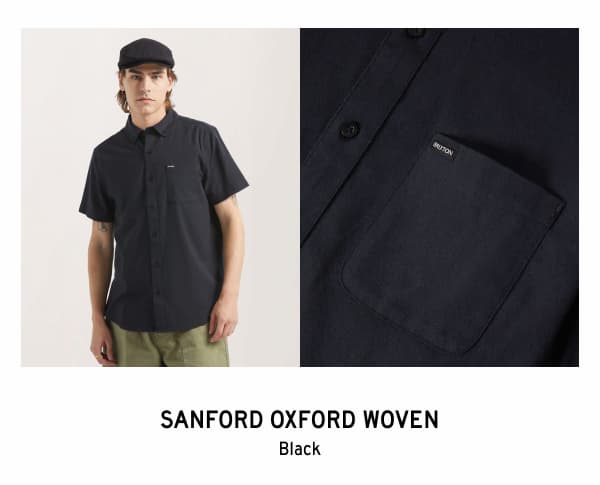 SANFORD OXFORD WOVEN BLACK