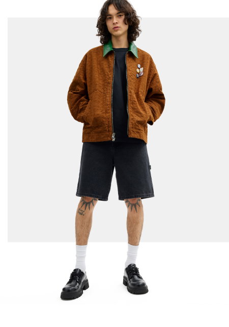  Coach | Brain Dead Zip Front Blouson
