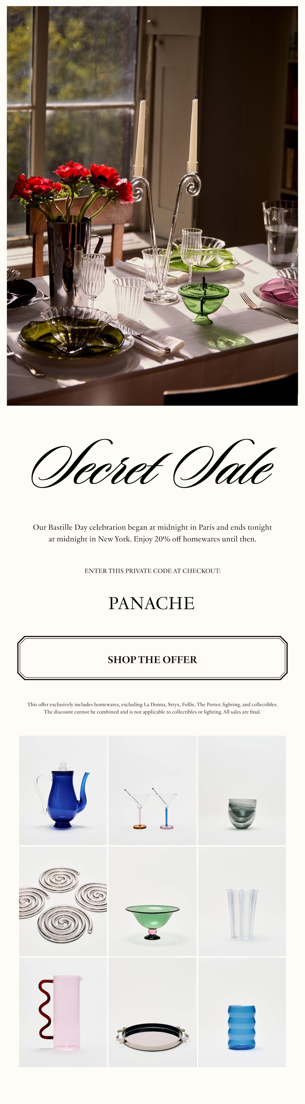 Secret Sale