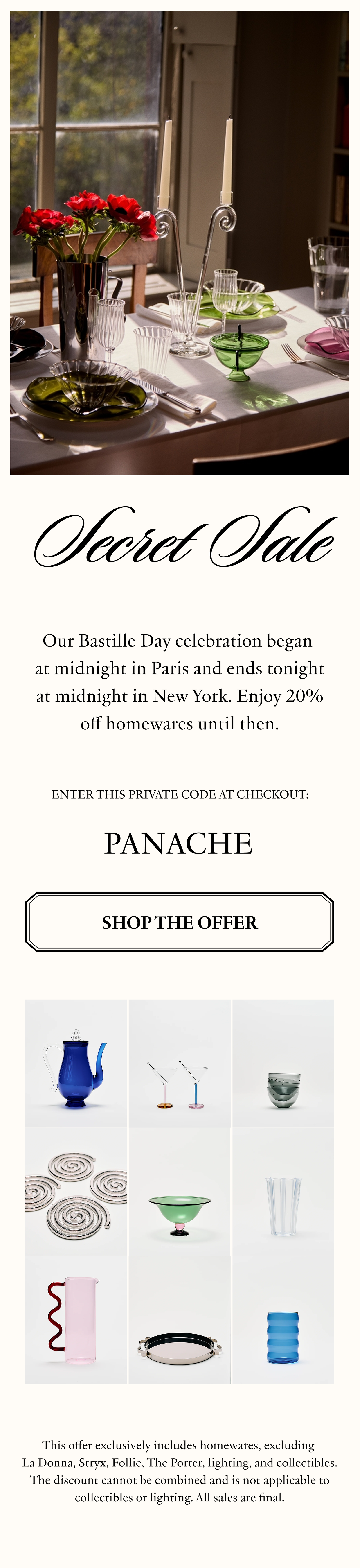 Secret Sale