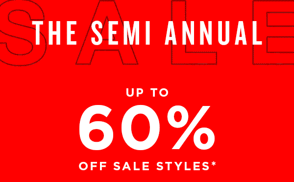 Semi Annual Sale