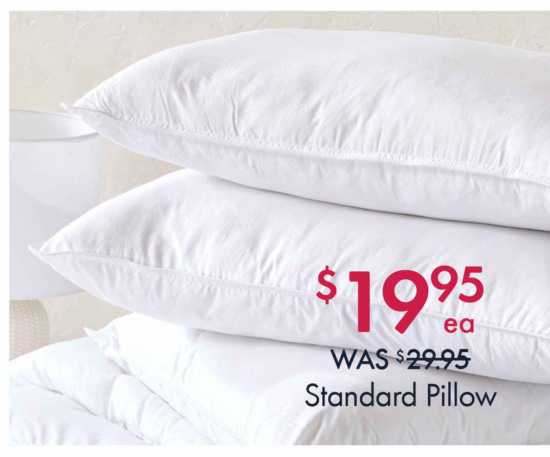$19.95 Standard Pillow