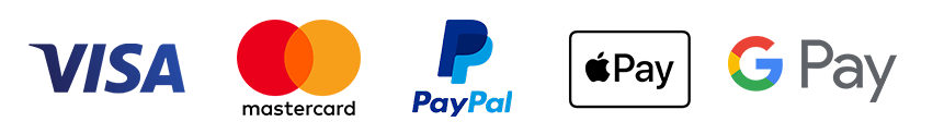 visa mastercard paypal apple pay google pay