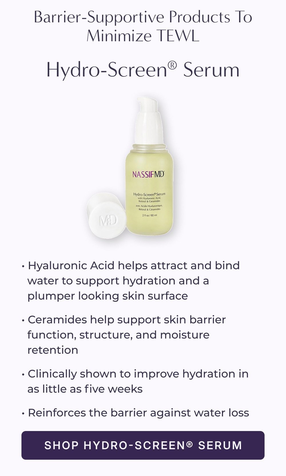 SHOP HYDRO-SCREEN® SERUM