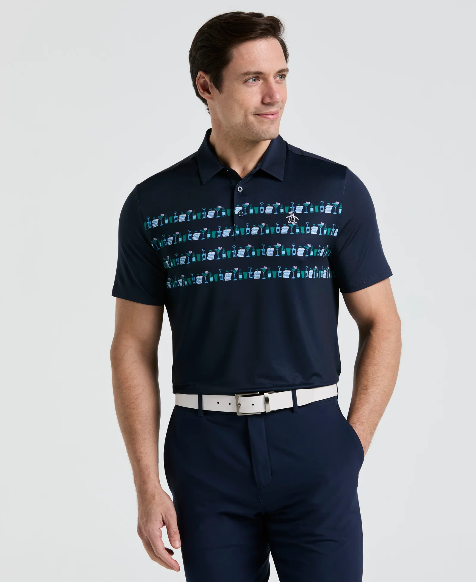 Image of Engineered Cocktail Novelty Golf Polo