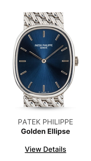 Vintage Patek Philippe Golden Ellipse 3848/17 White Gold