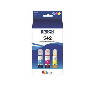 Epson EcoTank T542 Pigment Ink Bottle Pack for ST C5000, 3 pack - Multi-Color