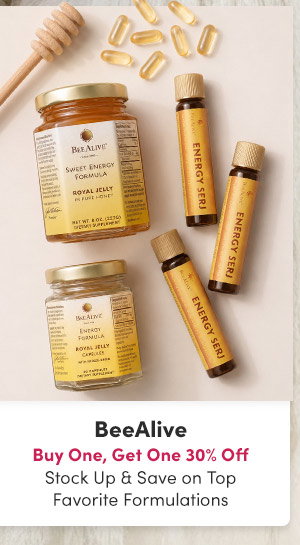 BeeAlive | Buy One, Get One 30% Off | Stock Up & Save on Top Favorite Formulations