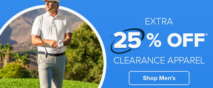 Extra 25% off Select Clearance Apparel