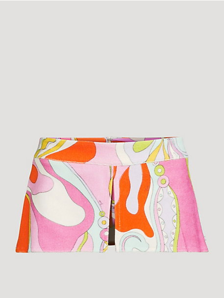 Terry Shorts In Orchidee Print
