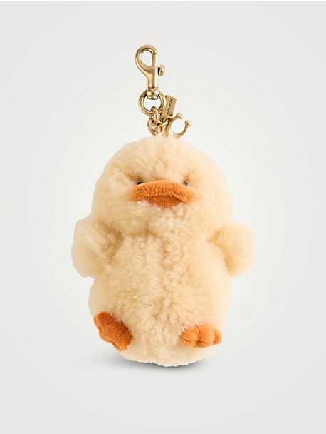 Ducky Shearling Bag Charm