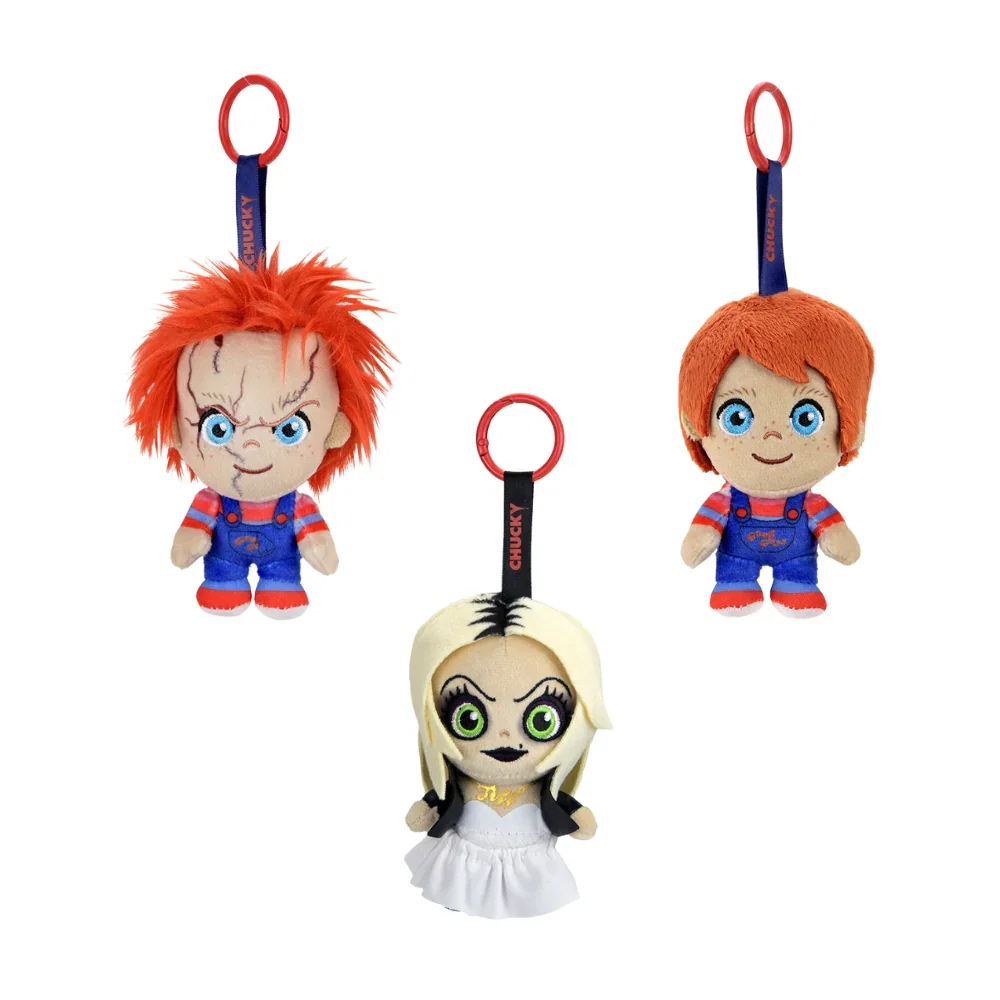 Image of Chucky - Plush Charm Bundle (Evil Chucky, Good Guy Chucky & Tiffany)