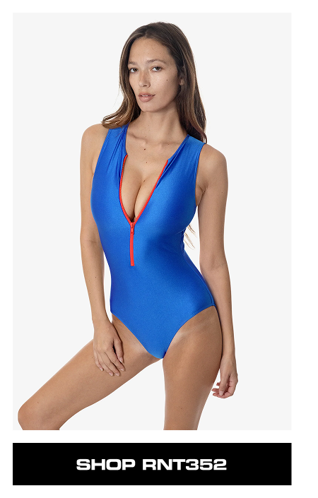Zip Front Tank One-Piece