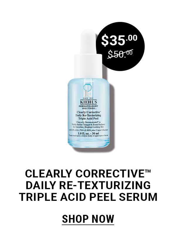 CLEARLY CORRECTIVE™ DAILY RE-TEXTURIZING TRIPLE ACID PEEL SERUM