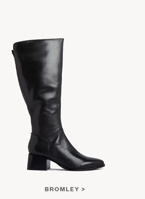 Bromley Knee High Boot with Wide Calf