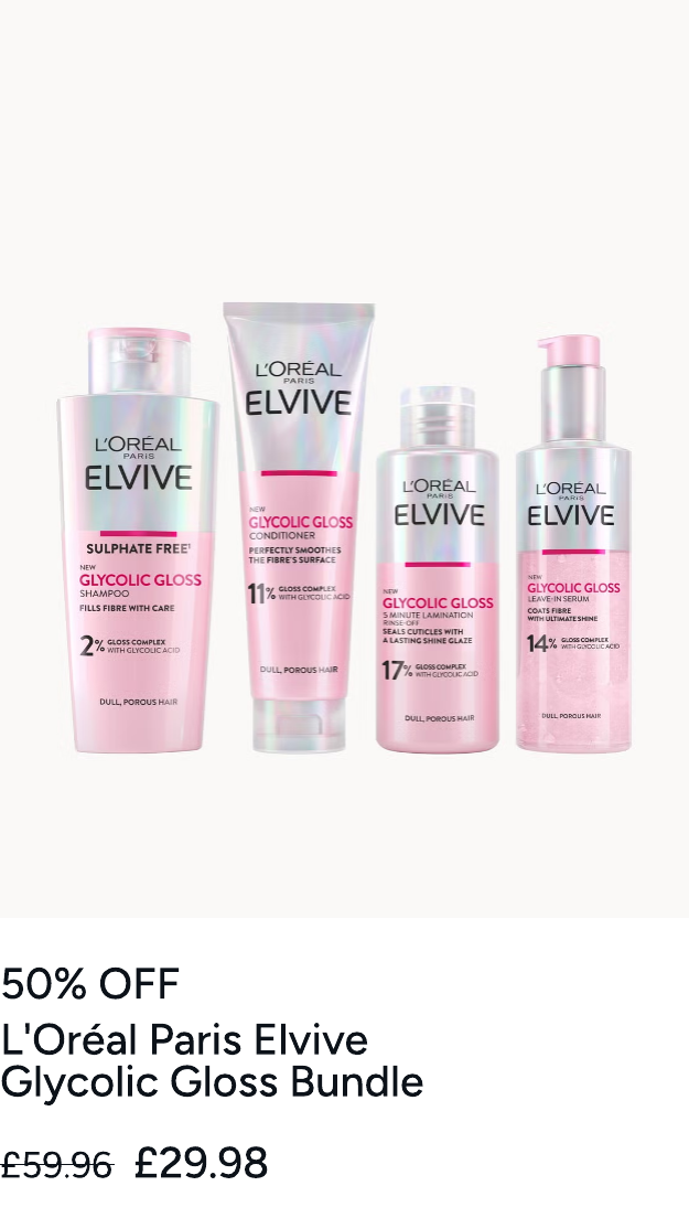 L'Oréal Paris Elvive Glycolic Gloss Glossing Routine for Dull Hair