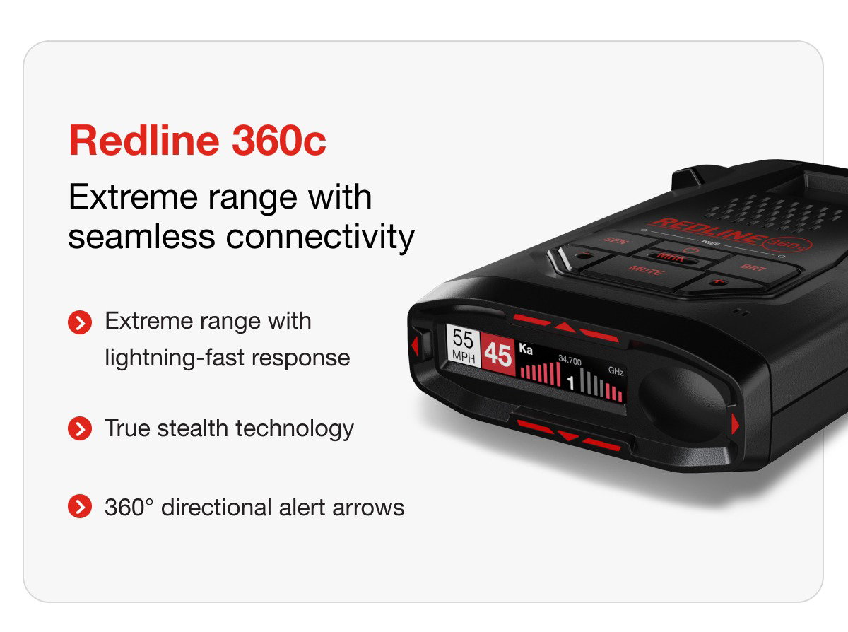 Redline 360c - Extreme range with seamless connectivity