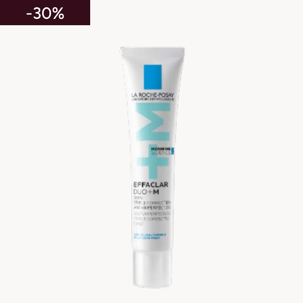 La Roche-Posay Effaclar Duo+M Unreinheitenkorrigierende Gel-Feuchtigkeitspflege für Fettige, zu Unreinheiten Neigende Haut 40 ml