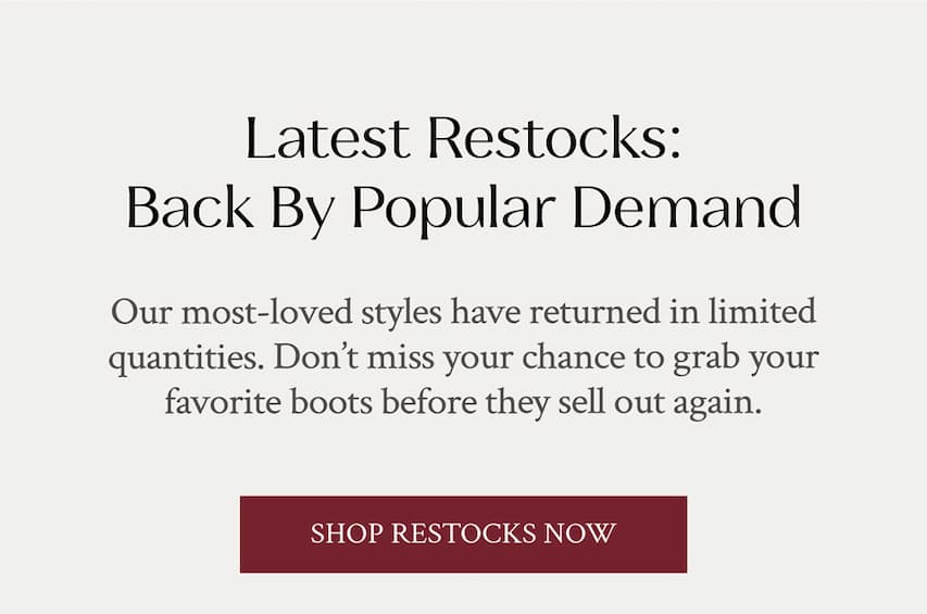 Shop Restocks Now