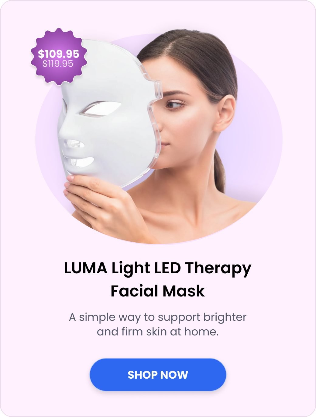 LUMA Light LED Therapy Facial Mask