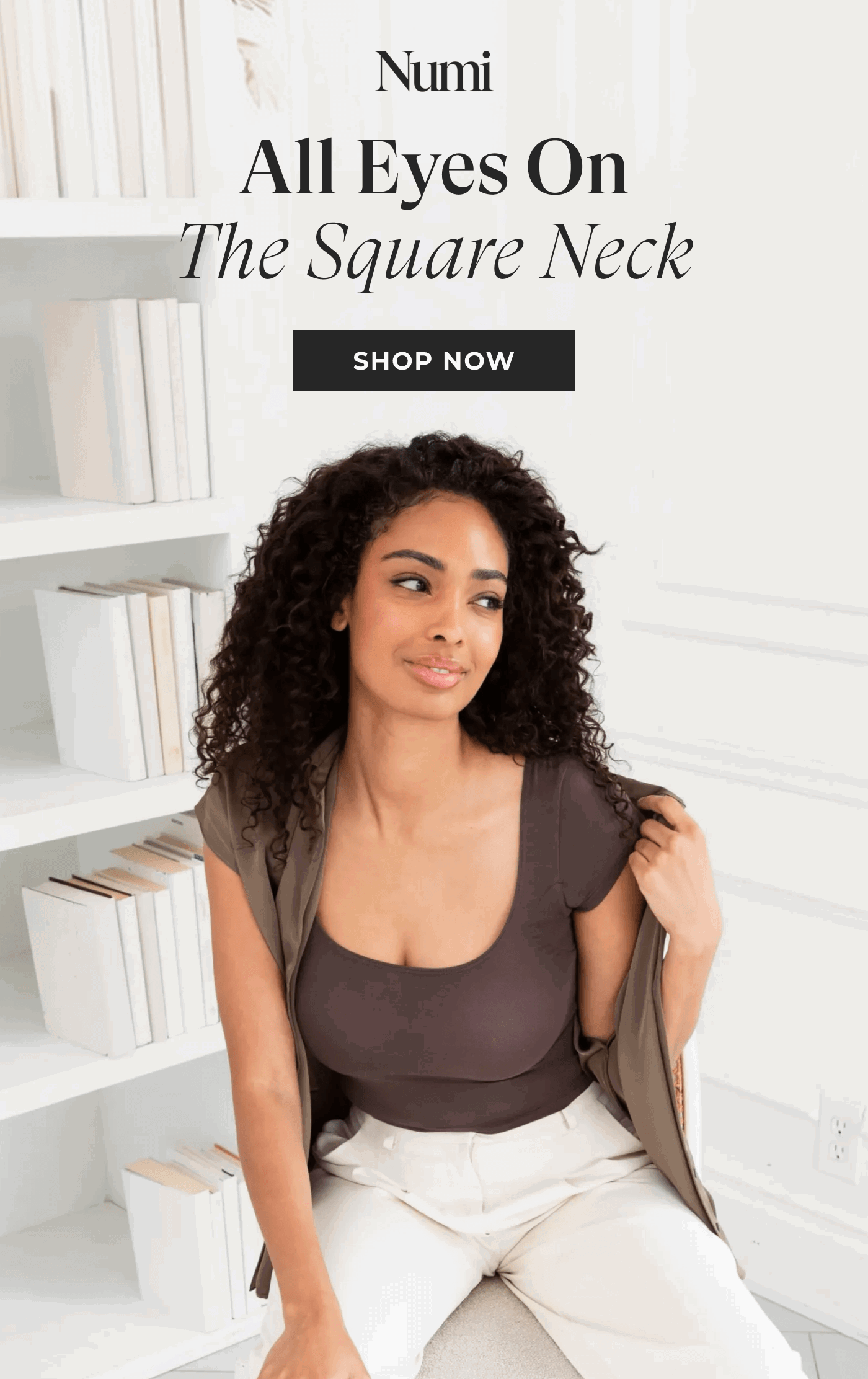 All eyes on the Square Neck!
