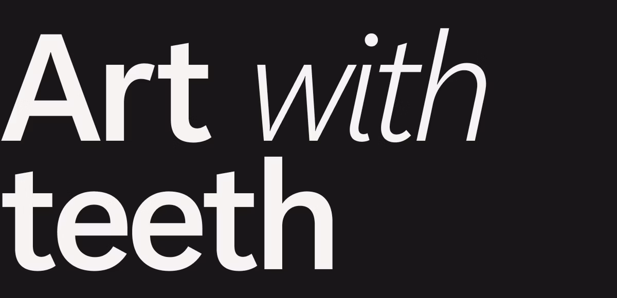Art with teeth