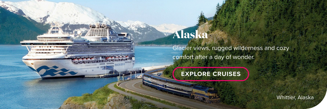 Alaska. Glacier views, rugged wilderness and cozy comfort after a day of wonder. Explore Cruises.