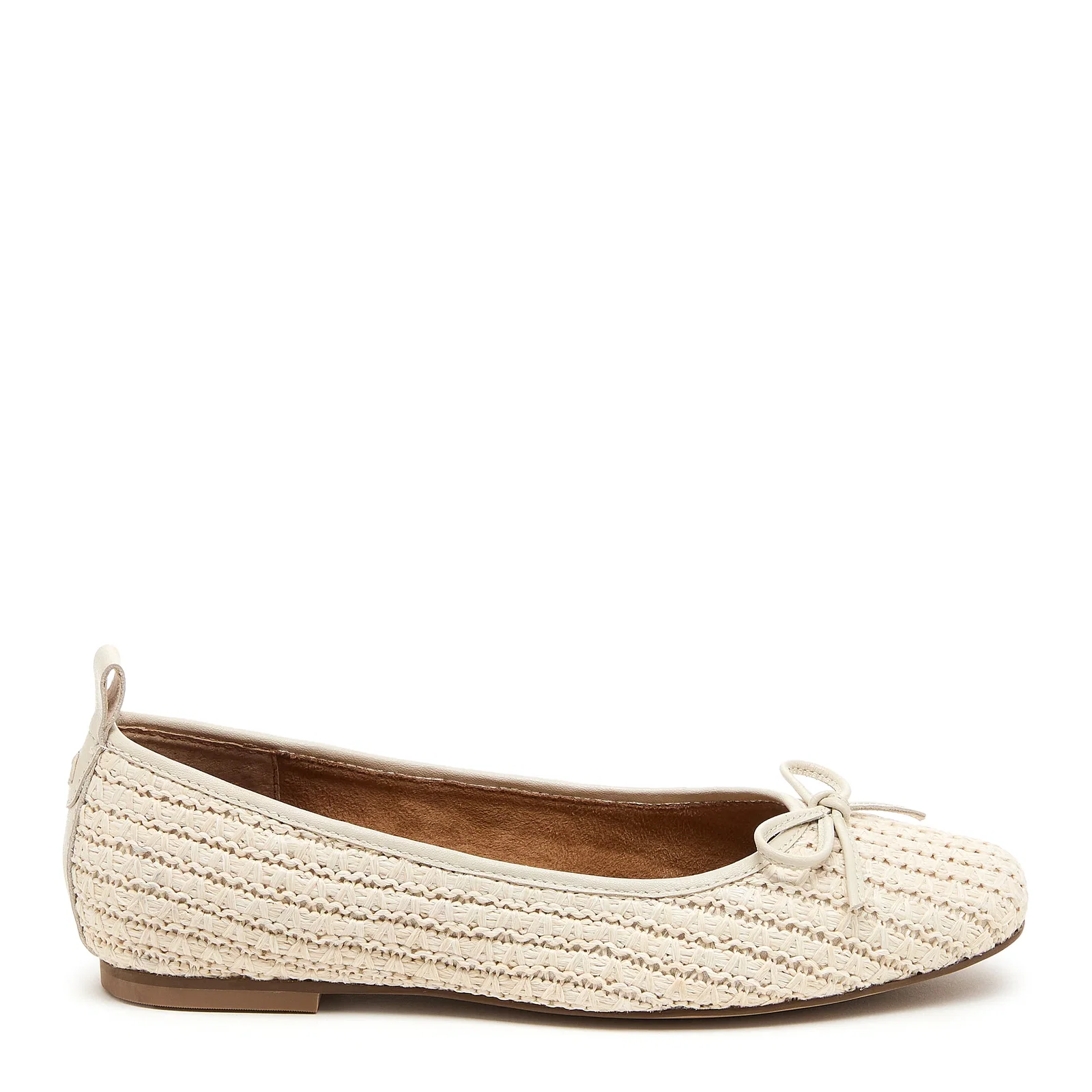 Image of Frankie Salt Raffia Ballet Flats