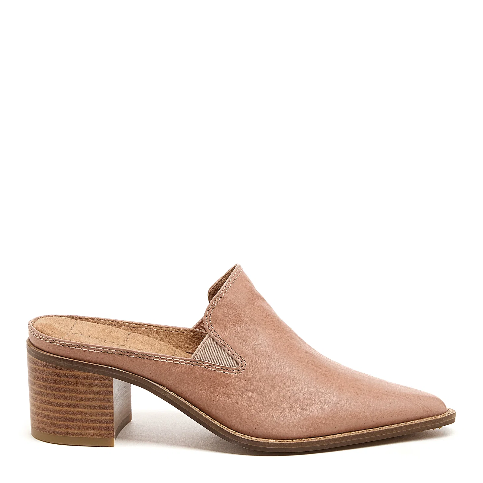 Image of Mason Pale Pink Pointed Toe Mules