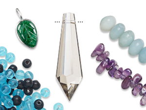 New Gemstone and Glass Beads and Focals