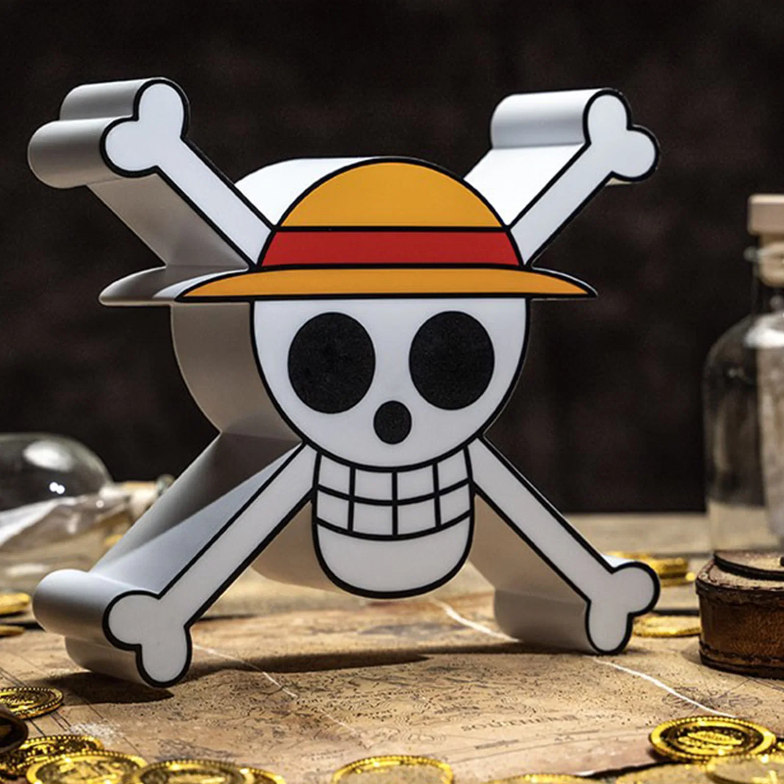 One Piece Schädel Lampe