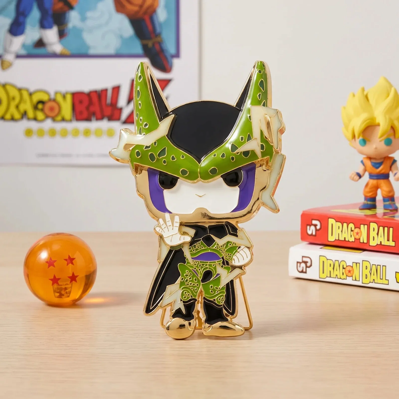Dragon Ball Z Perfect Cell XL Funko POP! Pin mit Ständer